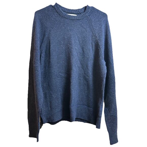 Jack Spade Warren Street New York Blue Lambs Wool Blend Crewneck Sweater-Medium - Picture 1 of 5